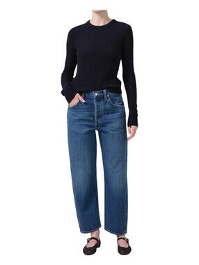 Citizens Of Humanity Womens Claremont Wash Dahlia Bow Leg Denim Jeans Size 28